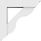 Ekena Millwork Standard Carmel Architectural Grade PVC Bracket With Traditional Ends, 5"W x 12"D x 12"H BKTP05X12X12CAR01 - alternate 4